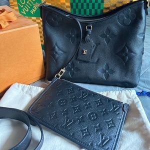 Louis Vuitton Carryall PM, Monogram Empreinte Leather